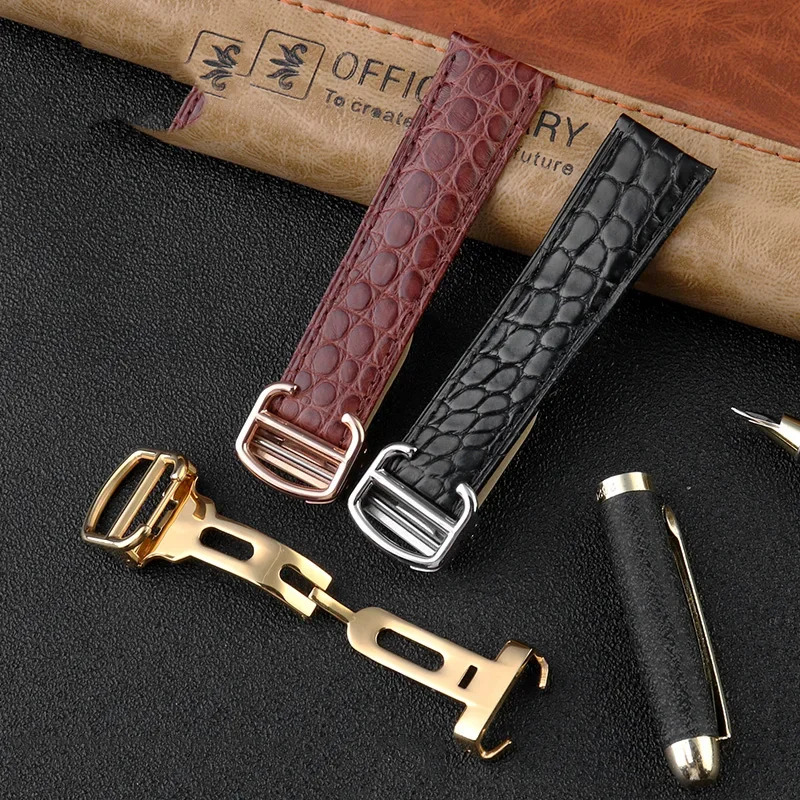التمساح حزام الساعات 16 18 20  - مراجعة Men'S Accessories London وسعره
