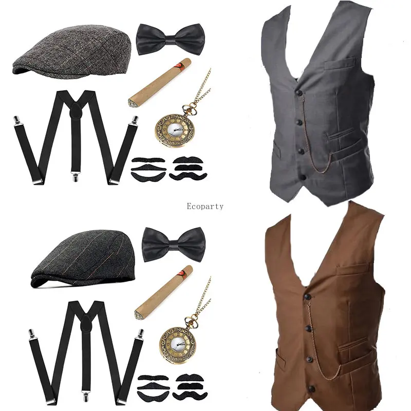 طقم زي رجالي على طراز العصابات - مراجعة Men'S Accessories In The 1920S وسعره
