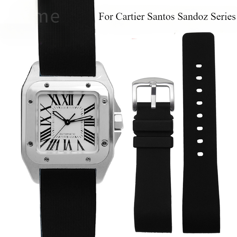 أسود أزرق حزام ساعة سيليكون لك - مراجعة Men'S Accessories Cartier وسعره